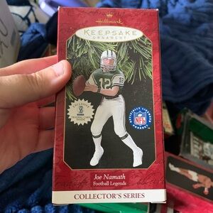 Hallmark Keepsake Joe Namath Football Ornament